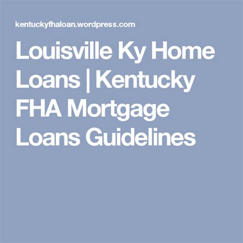 Home Loans Louisville Kentucky